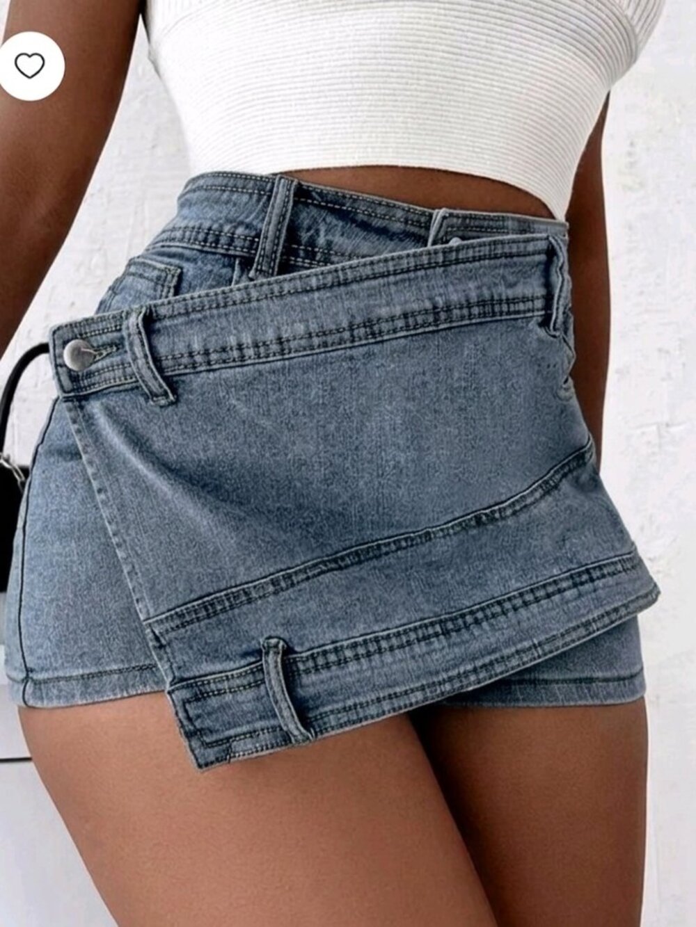 Denim Skort